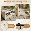 Kumasinova Twin Bed Frame with Headboard,Upholstered Storage Twin Bed Frames with USB/Type-C Charging,Velvet Bed Frame Twin with Hydraulic Lift - 4 of 4