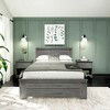 Plank+Beam Farmhouse Full Size Bed Frame with Headboard, Solid Wood Platform Bed - 4 of 4