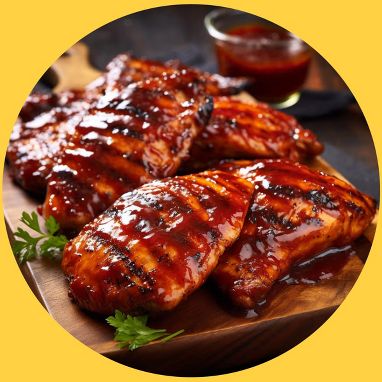 Sweet & tangy grilled BBQ chicken