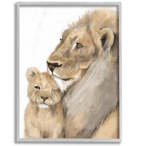 Stupell Industries Lion Cub and King Safari Animal Portrait - 1 of 4