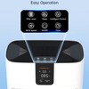 Topteng Smart Air Purifier White: 3 Speeds, HEPA Filter, Up to 2400 sq.ft. - 3 of 4