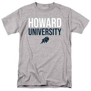 Men's Howard University Official Stacked Short Sleeve Mens Cotton T-Shirt - 1 of 4