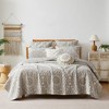 Southshore Fine Living, Ashanti Collection 5-Piece Quilt Set, Bone, Twin/Twin XL - image 2 of 4