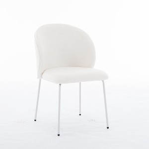 Dexmalle iron-footed dining chair with adjustable foot pads - 1 of 4