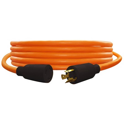 USW 12/3 100ft Orange Twist T Lock Extension Cord