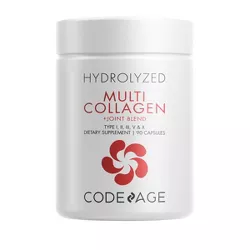 Codeage Multi Collagen Peptides + Joint Blend,  Hydrolyzed Collagen Protein, Astaxanthin, Turmeric Supplement - 90ct