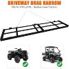 4/6FT Drag Harrow for lawn leveling. Adjustable bars and 72" chain. Heavy-duty construction for use with ATVs, UTVs, tractors, and riding mowers - 4 of 4