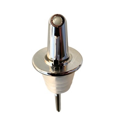 Pouro Oil & Vinegar, Spirits, Liquor, Wine Bottle Pourer Spout,Twist to Open and Pour, Twist to Close and Store Chrome 100PK