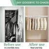 Closet Rods Hanging Clothes 1.3 Inch Diameter Heavy Duty Matte White Adjustable Clothes Hanging Bar for Closet Wardrobe - 3 of 4
