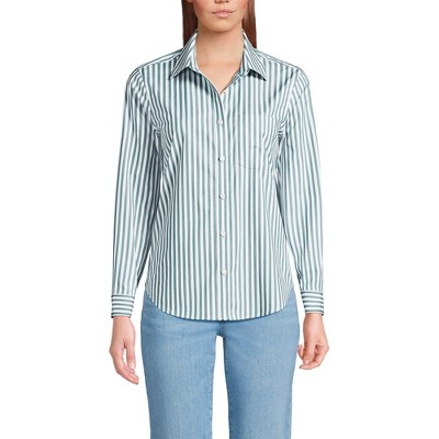 Lands' End Women's Cooling Button Front Shirt