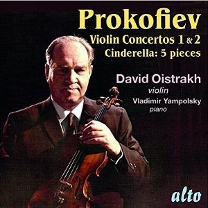 David Oistrak & Vladimir Yampolsky - Prokofiev: Violin Concertos No 1 & 2 - Cinderalla (CD) - 1 of 1