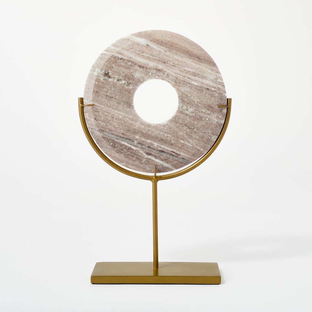 Marble Disc Decorative Object - Threshold designed with Studio McGee