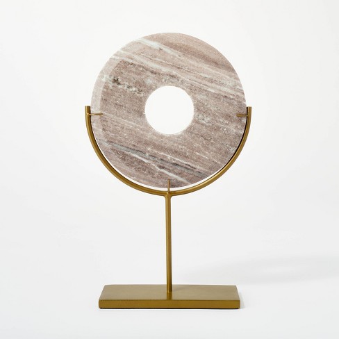 Unreadable piece Unauthorized Marble Disc Decorative Object - Threshold™ Designed With Studio Mcgee :  Target