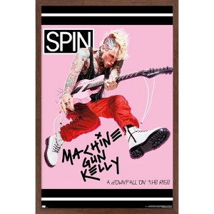 Trends International SPIN Magazine - Machine Gun Kelly 20 Framed Wall Poster Prints - 1 of 4