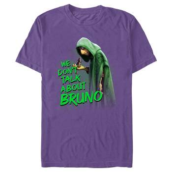 Men's Encanto We Don't Talk About Bruno Green Text T-Shirt