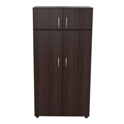 Espresso armoire deals wardrobe