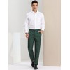 Lars Amadeus Men's Plaid Regular Fit Formal Business Dress Pants - 3 of 4
