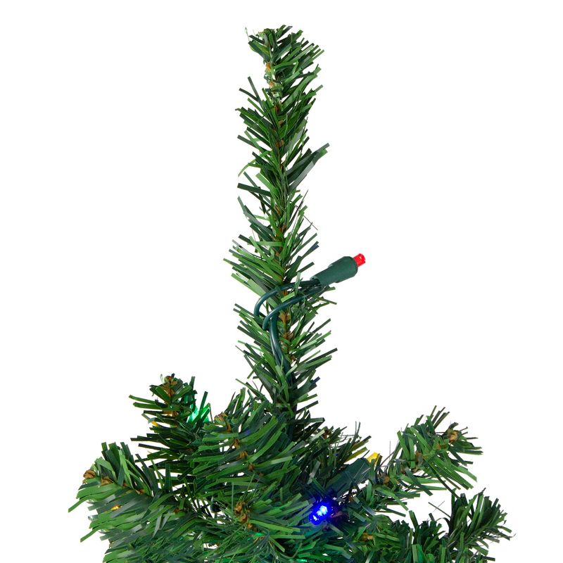 Northlight 4' Pre-Lit Mixed Classic Pine Medium Artificial Christmas Tree - Multi LED Lights, 4 of 7