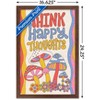 Trends International Mushrooms - Think Happy Thoughts Framed Wall Poster Prints - 3 of 4