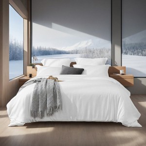 SEVOBAL Bedsure Comforters Oversized Duvet Insert, All Season Bed Comforter, Quilted Down Alternative Duvet, Box Stitched Comforter, 104"*90"*1" - 1 of 4