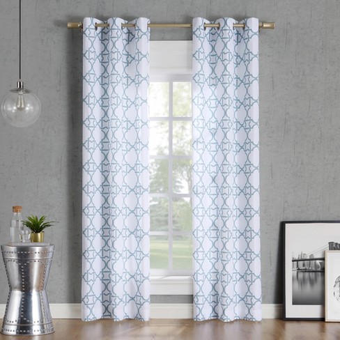 Barkley Trellis Semi Sheer Grommet Curtain Panel No 918 Target