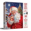 Sunsout Candy Cane Santa 500 pc Christmas Jigsaw Puzzle 60622 - 2 of 4