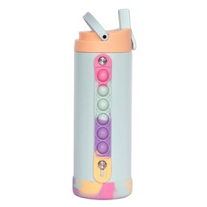 Elemental® Iconic Pop Stainless Steel Fidget Water Bottle with Flip-open Sports Cap - 1 of 4
