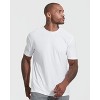 Men's All White Active Crew Neck 3-Pack - True Classic - image 2 of 4