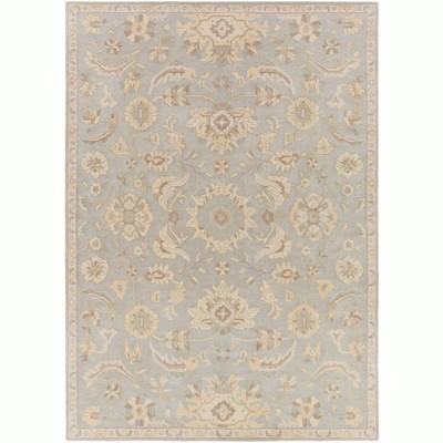 Mark & Day Caraquet 8'x11' Rectangle Tufted Indoor Area Rugs Light Gray: Wool, Stain-Resistant, Traditional, Pet Friendly