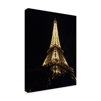 Trademark Fine Art -Jessica Putnam 'Eiffel Tower Up Close' Canvas Art