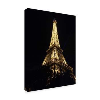 Trademark Fine Art -Jessica Putnam 'Eiffel Tower Up Close' Canvas Art