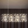 Rennnsan Glayven 13"W 12-Light Dandelion Crystal Modern Glam Dimmable Kitchen Island Pendant - 2 of 4