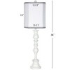 Poly Candlestick Lamp - 36 Inch Height - LIT4057 - White - Safavieh - 4 of 4