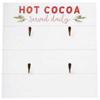 The Lakeside Collection Hot Cocoa Bar Wall Sign Décor