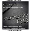 Hypoallergenic Steel Huggie Hoop Earrings for Cartilage, Helix & Lobes (6mm-14mm) - 3 of 4