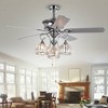 52"x52"x26" 3-Light Mavyn Chrome Ceiling Fan Gray - Warehouse Of Tiffany: Reversible, Remote-Controlled - 2 of 4