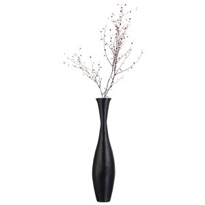 Uniquewise Decorative Contemporary Bamboo Floor Flower Vase for Living Room, Entryway or Dining, Fill Up with Dried Branches or Flowers, 43 Inch - 1 of 4