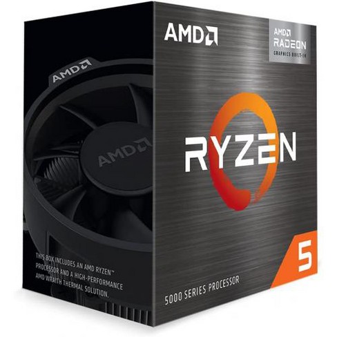 Amd Ryzen 5 5600g 6 Core 12 Thread Desktop Processor With Radeon Graphics -  6 Cpu Cores & 12 Threads - 7 Gpu Cores - 3.9 Ghz- 4.4 Ghz Cpu Speed : Target