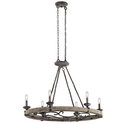 Kichler Lighting Taulbee 6 - Light Chandelier in  Weathered Zinc
