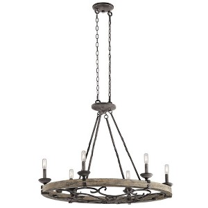 Kichler Lighting Taulbee 6 - Light Chandelier in  Weathered Zinc - 1 of 4