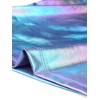 INSPIRE CHIC Women's Clubwear Short Sleeve Shiny Metallic Blouse - 4 of 4