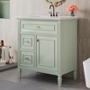 KIGFTSOD 30" Bathroom Vanity with Sink, Bathroom Vanity Cabinet with One Flip Drawer and Two Drawers, Adjustable Shelf - 3 of 4