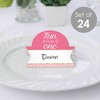 Big Dot of Happiness 1st Birthday Girl - Fun to be One - First Birthday Party Tent Buffet Card - Table Setting Name Place Cards - Set of 24 - 2 of 4