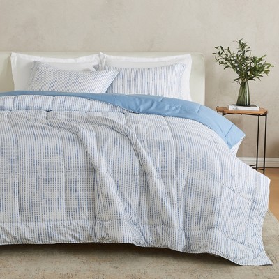 Printed Reversible Comforter and Sham Set - Great Bay Home