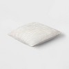 Woven Cotton Textured Square Throw Pillow - Threshold™ - image 3 of 4