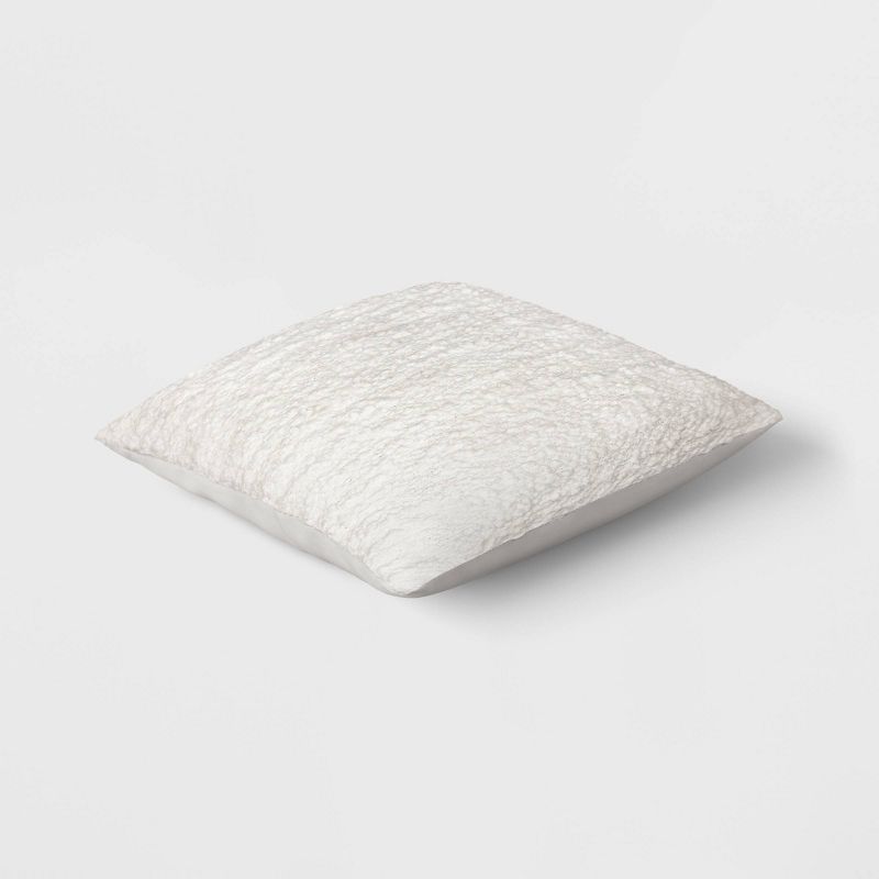 Woven Cotton Textured Square Throw Pillow - Threshold™, 3 of 8