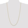 Black Bow Jewelry 2mm 10k Yellow Gold D/C Quadruple Rope Chain Necklace - 2 of 4