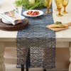 Design Imports  French Blue Woven Paper Table Runner 14X72 - image 3 of 4