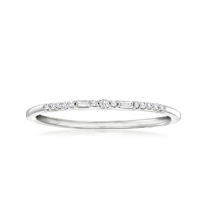 RS Pure by Ross-Simons Diamond-Accented Ring in Sterling Silver - 1 of 4
