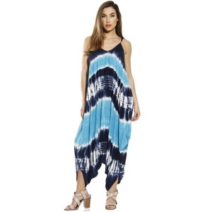 Riviera Sun Womens Tie Dye Harem Jumpsuit  - Jumpsuits for Women Romper - 1 of 2